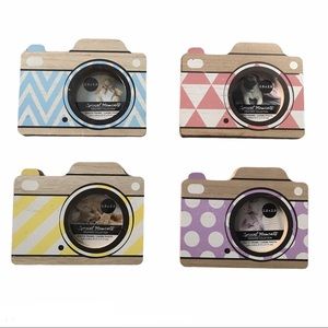 Set of 4 Camera Shaped Photo Frames